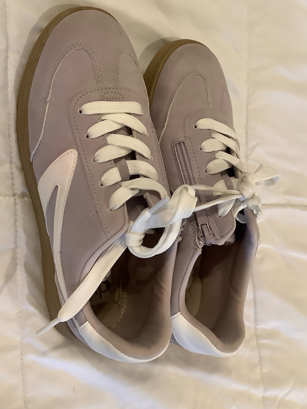 DV by Dolce Vita Mauve Sneakers with White Accents